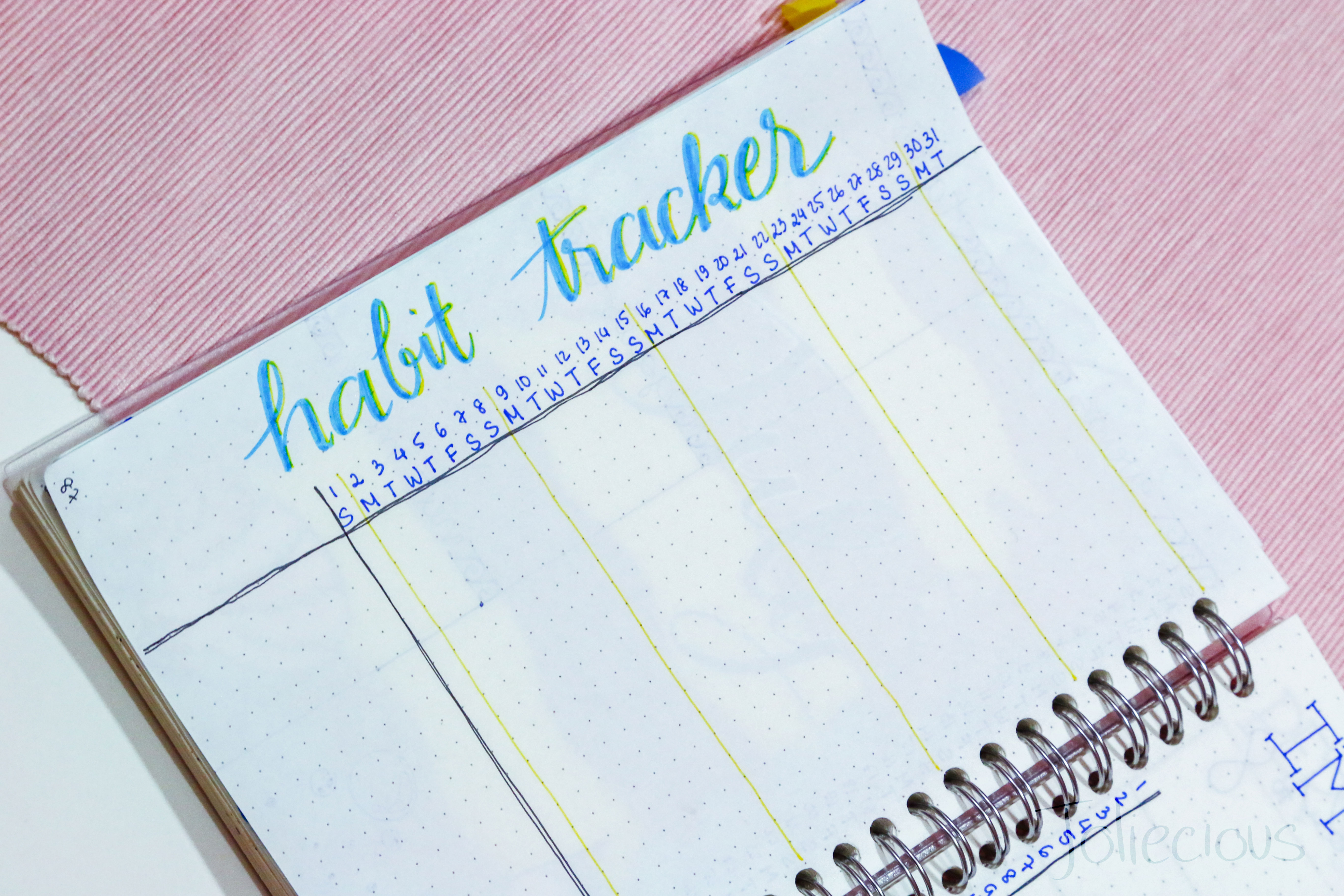 july 2018 bullet journal setup plan with me 