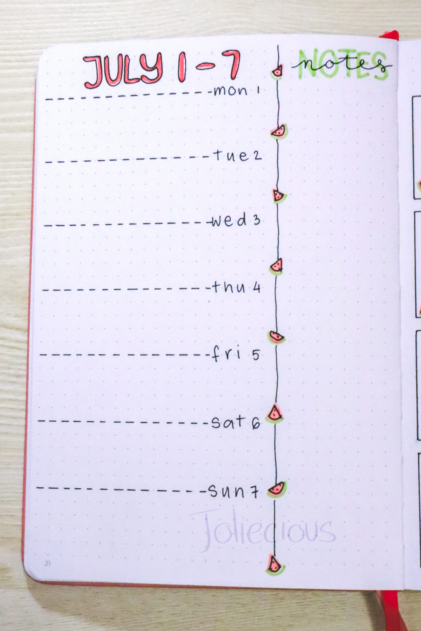 Bullet Journal Weekly Layouts