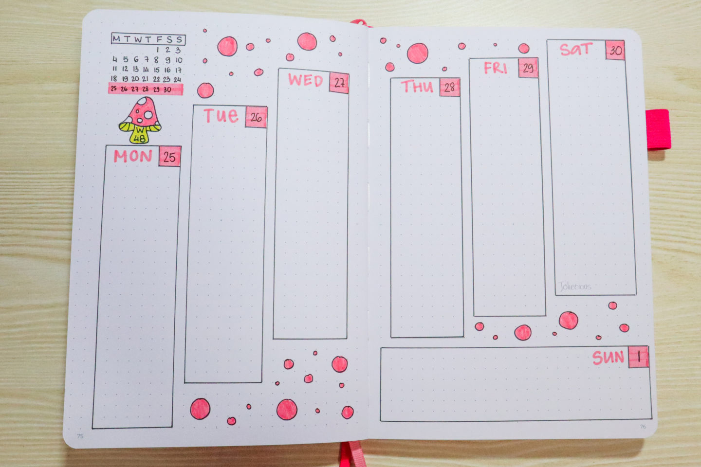 November 2019 Bullet Journal Setup