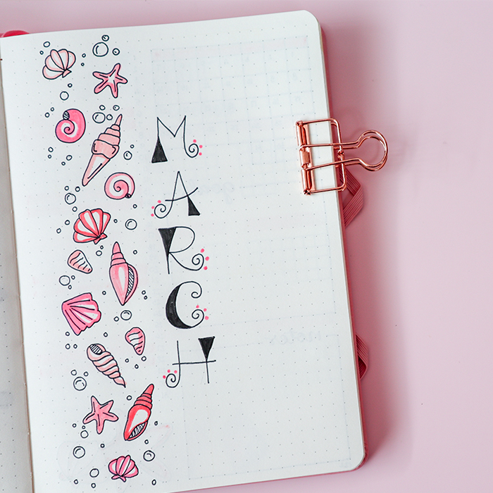 march bullet journal ideas