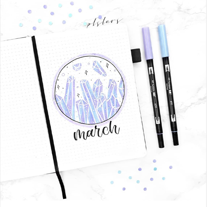 march bullet journal ideas