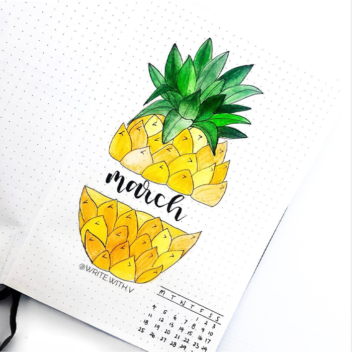 march bullet journal ideas