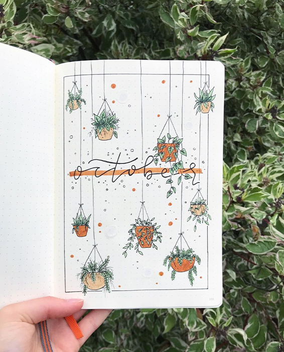 october bullet journal ideas