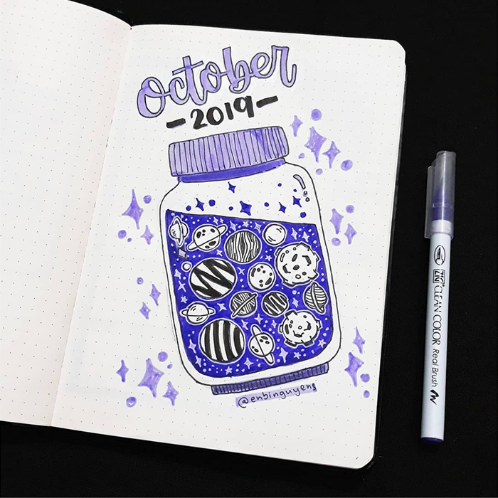 october bullet journal ideas