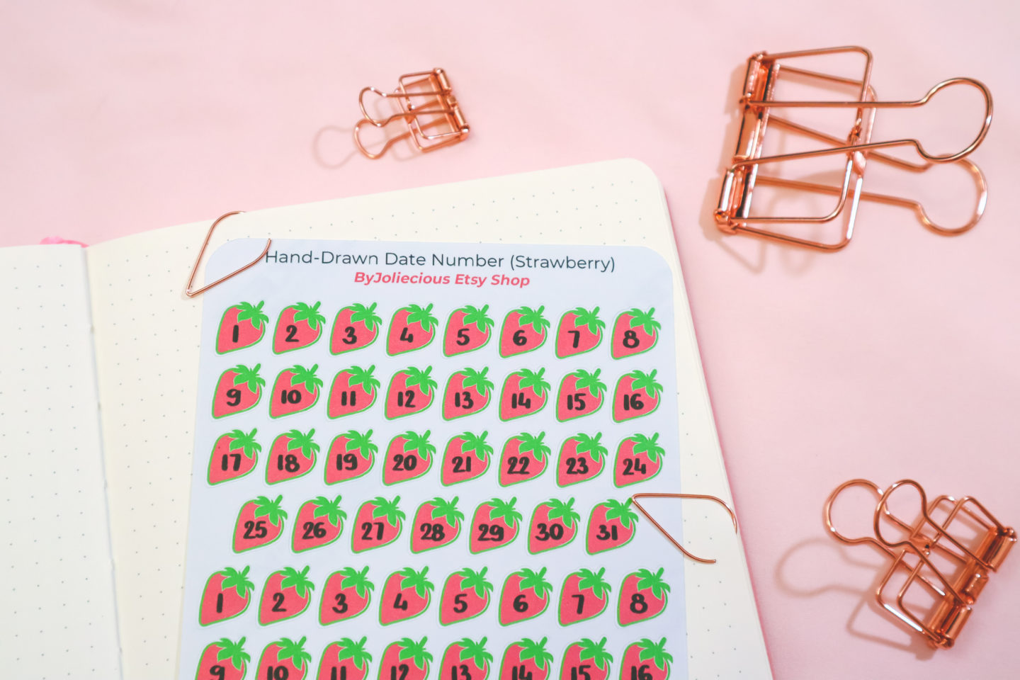 bullet journal stocking stuffers - stickers