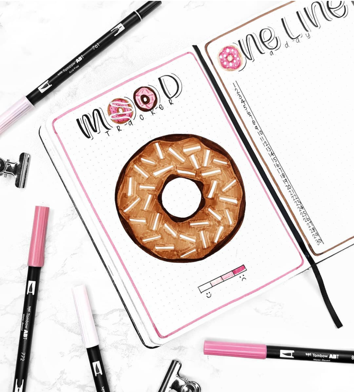 bullet journal mood tracker ideas