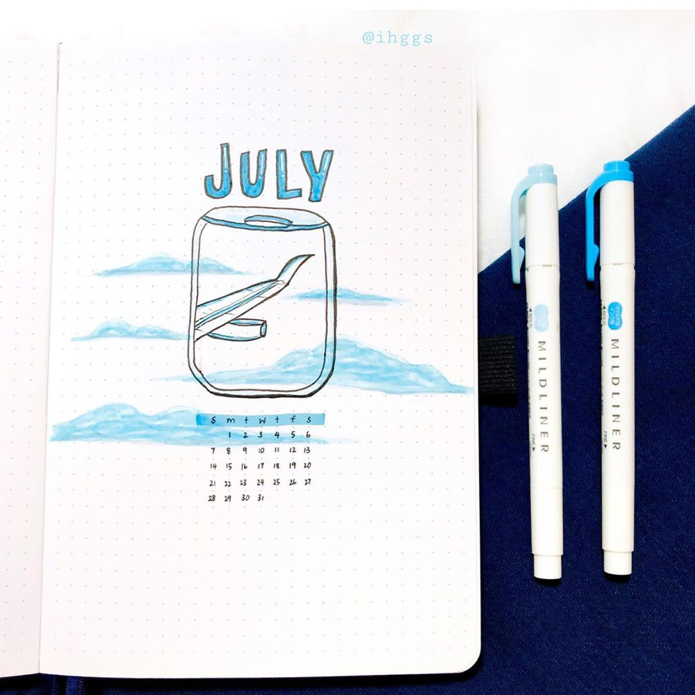July Bullet Journal